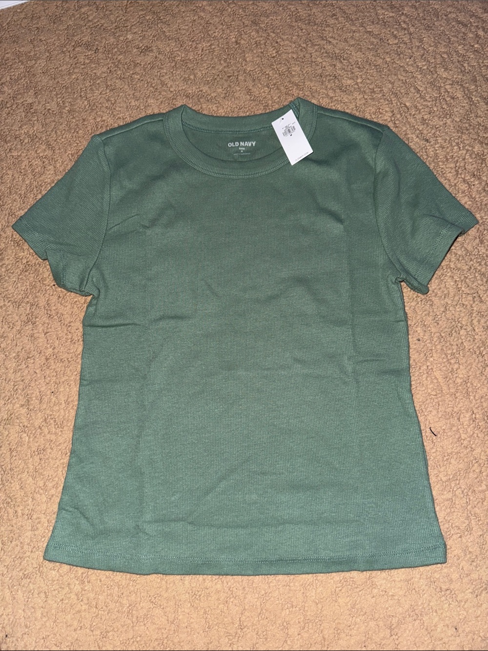 Old Navy Women's Ribbed Crew Neck Tshirt
